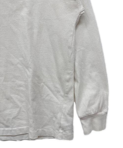 THE NORTHFACE PURPLELABEL（ザ・ノースフェイス パープルレーベル）THE NORTHFACE PURPLELABEL (ザ・ノースフェイス パープルレーベル) 8oz L/S Logo Tee アイボリー サイズ:Mの古着・服飾アイテム