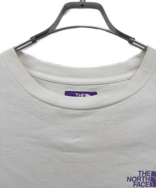 THE NORTHFACE PURPLELABEL（ザ・ノースフェイス パープルレーベル）THE NORTHFACE PURPLELABEL (ザ・ノースフェイス パープルレーベル) 8oz L/S Logo Tee アイボリー サイズ:Mの古着・服飾アイテム