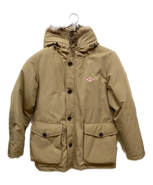 DANTON（ダントン）DANTON (ダントン) ファー付き フードミドル丈 ダウンジャケット カーキ サイズ:42の古着・服飾アイテム