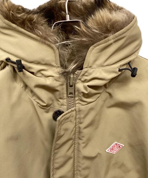 DANTON（ダントン）DANTON (ダントン) ファー付き フードミドル丈 ダウンジャケット カーキ サイズ:42の古着・服飾アイテム