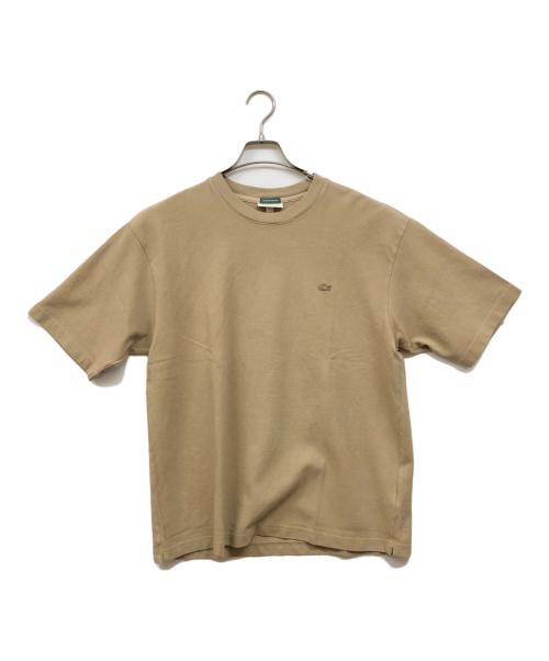 LACOSTE（ラコステ）LACOSTE (ラコステ) URBAN RESEARCH (アーバンリサーチ) 別注 Functional Pique T-shirtsファンクショナルピケTシャツ ベージュ サイズ:4 未使用品の古着・服飾アイテム