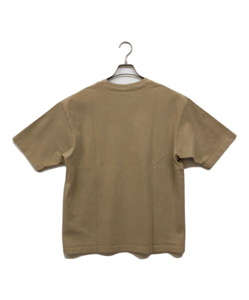 LACOSTE（ラコステ）LACOSTE (ラコステ) URBAN RESEARCH (アーバンリサーチ) 別注 Functional Pique T-shirtsファンクショナルピケTシャツ ベージュ サイズ:4 未使用品の古着・服飾アイテム