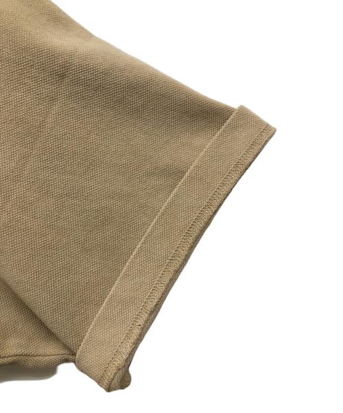 LACOSTE（ラコステ）LACOSTE (ラコステ) URBAN RESEARCH (アーバンリサーチ) 別注 Functional Pique T-shirtsファンクショナルピケTシャツ ベージュ サイズ:4 未使用品の古着・服飾アイテム