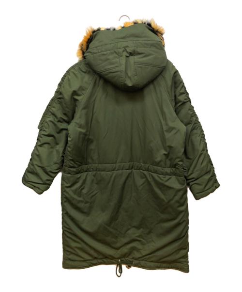 KENZO（ケンゾー）KENZO (ケンゾー) LONG WINTER PARKAロングウィンターパーカー グリーン サイズ:Mの古着・服飾アイテム