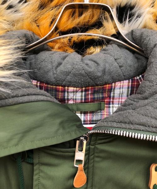 KENZO（ケンゾー）KENZO (ケンゾー) LONG WINTER PARKAロングウィンターパーカー グリーン サイズ:Mの古着・服飾アイテム