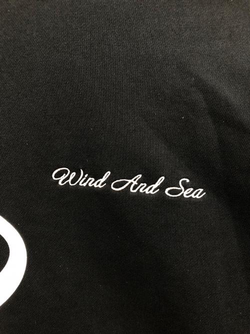 WIND AND SEA（ウィンダンシー）WIND AND SEA (ウィンダンシー) ロゴプリントスウェット ブラック サイズ:Lの古着・服飾アイテム