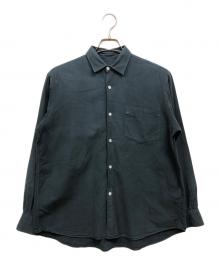 COMOLI（コモリ）の古着「ベタシャン L/Sシャツ」｜ブルー
