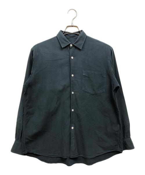 COMOLI（コモリ）COMOLI (コモリ) ベタシャン L/Sシャツ ブルー サイズ:1の古着・服飾アイテム