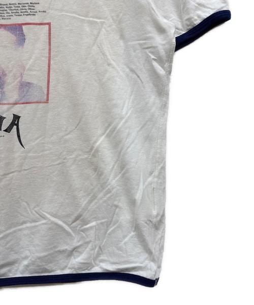 OUR LEGACY（アワーレガシー）OUR LEGACY (アワーレガシー) TANKER T-SHIRTS ホワイト×ネイビー サイズ:48の古着・服飾アイテム