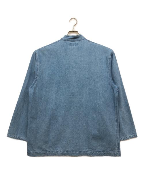 LEE VALLEY SMOCKS（リーバレー スモックス）LEE VALLEY SMOCKS (リーバレー スモックス) スモックシャツ ブルー サイズ:Lの古着・服飾アイテム