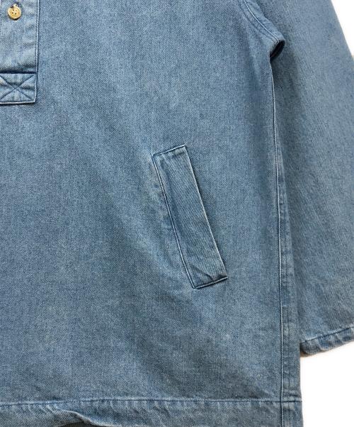 LEE VALLEY SMOCKS（リーバレー スモックス）LEE VALLEY SMOCKS (リーバレー スモックス) スモックシャツ ブルー サイズ:Lの古着・服飾アイテム
