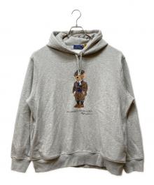POLO RALPH LAUREN（ポロ・ラルフローレン）の古着「Polo ベア プリント パーカー」｜グレー
