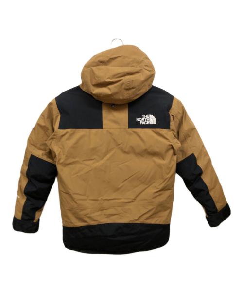 THE NORTH FACE（ザ ノース フェイス）THE NORTH FACE (ザ ノース フェイス) MOUNTAIN DOWN JACKETマウンテンダウンジャケット ベージュ×ブラック サイズ:XSの古着・服飾アイテム