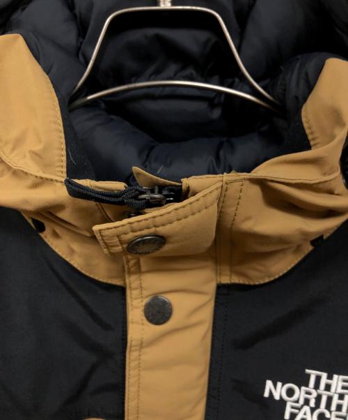 THE NORTH FACE（ザ ノース フェイス）THE NORTH FACE (ザ ノース フェイス) MOUNTAIN DOWN JACKETマウンテンダウンジャケット ベージュ×ブラック サイズ:XSの古着・服飾アイテム