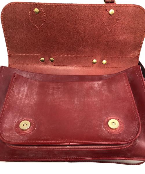 GLENROYAL（グレンロイヤル）GLENROYAL (グレンロイヤル) SATCHEL BAG レッドの古着・服飾アイテム