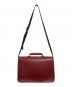 GLENROYAL (グレンロイヤル) SATCHEL BAG レッド：32000円