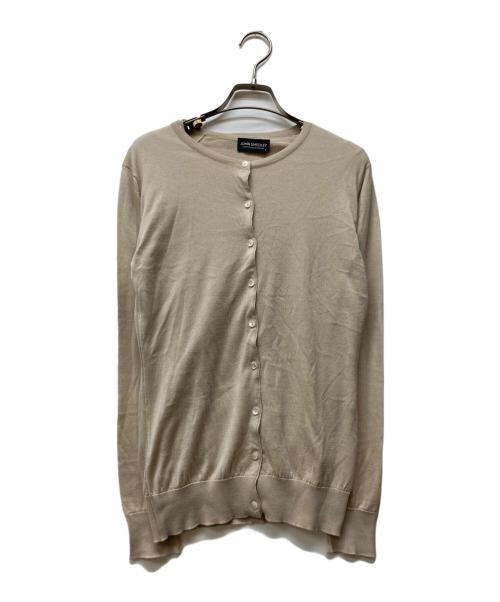 JOHN SMEDLEY（ジョンスメドレー）JOHN SMEDLEY (ジョンスメドレー) SEA ISLAND COTTON アンサンブルニット ベージュ サイズ:Sの古着・服飾アイテム