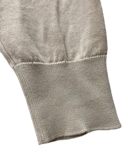JOHN SMEDLEY（ジョンスメドレー）JOHN SMEDLEY (ジョンスメドレー) SEA ISLAND COTTON アンサンブルニット ベージュ サイズ:Sの古着・服飾アイテム