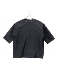 REYC（リック）の古着「ビジューブラウス」｜ブラック