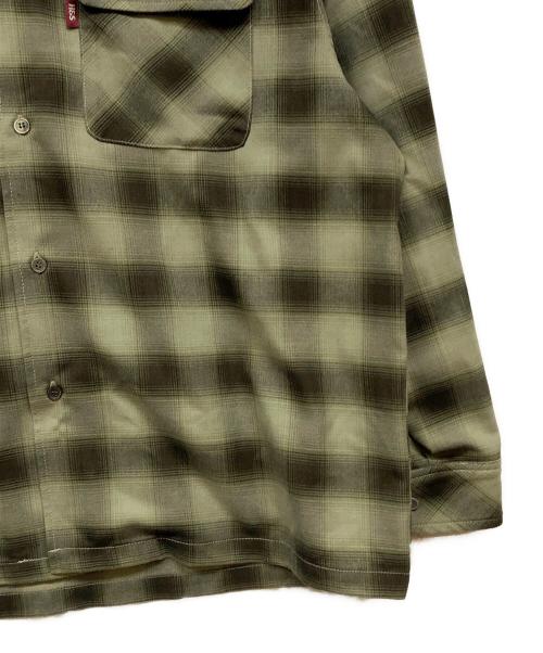 HIDE AND SEEK（ハイドアンドシーク）HIDE AND SEEK (ハイドアンドシーク) Ombre Check L/S Shirt グリーン サイズ:Ⅼの古着・服飾アイテム
