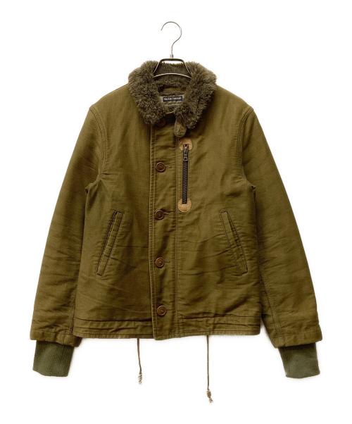 BLUE BLUE（ブルーブルー）BLUE BLUE (ブルーブルー) デッキジャケット グリーン サイズ:1の古着・服飾アイテム