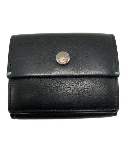 TIFFANY & Co.（ティファニー）Tiffany & Co. (ティファニー) コンパクトウォレット ブラック×ティファニーブルーの古着・服飾アイテム