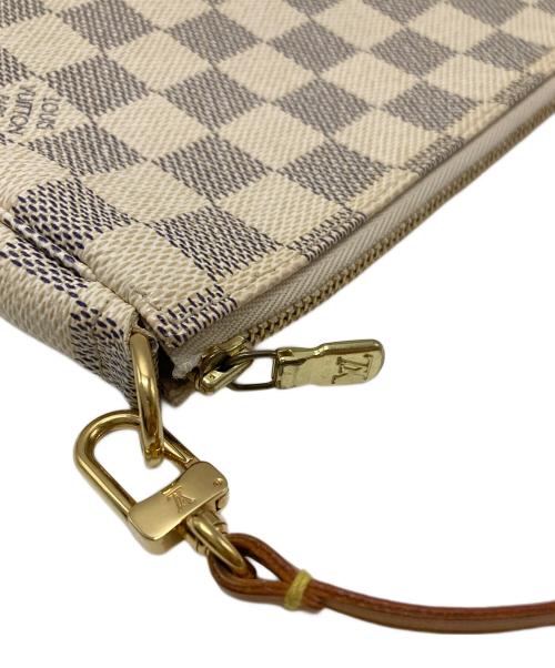 LOUIS VUITTON（ルイ ヴィトン）LOUIS VUITTON (ルイ ヴィトン) ダミエ・アズール ポシェット・アクセソワール ホワイトの古着・服飾アイテム