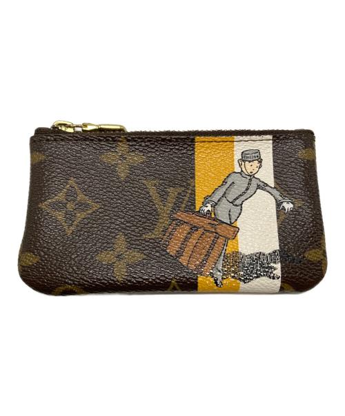 LOUIS VUITTON（ルイ ヴィトン）LOUIS VUITTON (ルイ ヴィトン) モノグラム・グルーム ポシェット・クレ ブラウン×イエローの古着・服飾アイテム