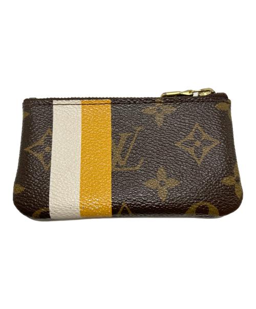 LOUIS VUITTON（ルイ ヴィトン）LOUIS VUITTON (ルイ ヴィトン) モノグラム・グルーム ポシェット・クレ ブラウン×イエローの古着・服飾アイテム