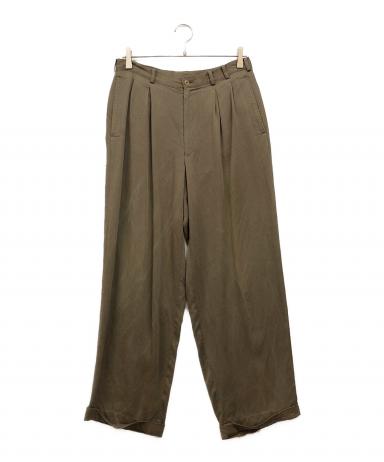 【未使用】Papas スラックス ブラウン LLサイズ　4万円相当 中古・古着通販】PAPAS (パパス) 2タックキュプラスラックス ブラウン