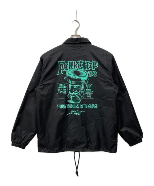 PorkChop（ポークチョップ）PORKCHOP (ポークチョップ) コーチジャケット ブラック サイズ:Mの古着・服飾アイテム