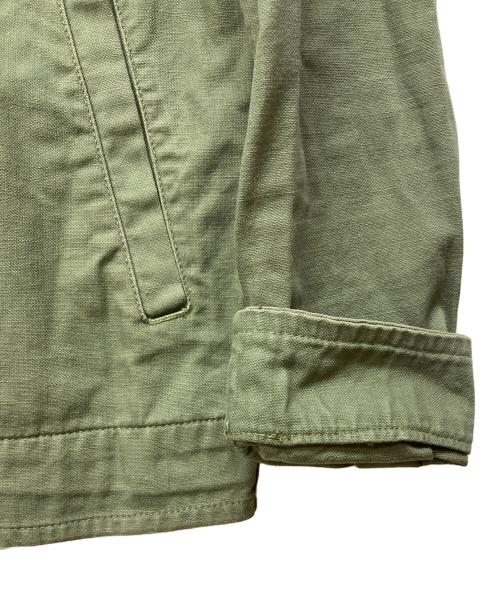 WACKO MARIA（ワコマリア）WACKO MARIA (ワコマリア) バッグマリア刺繍デッキジャケット カーキ サイズ:Mの古着・服飾アイテム