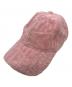 A BATHING APE（アベイシングエイプ）の古着「Jacquard terry baseball cap」｜ピンク