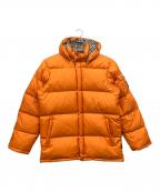 BURBERRY BLACK LABELバーバリーブラックレーベル）の古着「ダウンジャケット」｜オレンジ