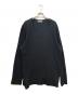Yohji Yamamoto pour homme（ヨウジヤマモト プールオム）の古着「Lamb wool Round Neck Top/ラムウールラウンドネックニット」｜ブラック
