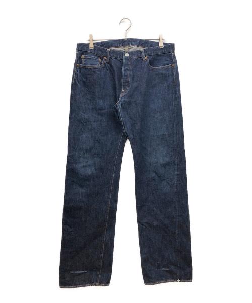 YOHJI YAMAMOTO（ヨウジヤマモト）YOHJI YAMAMOTO (ヨウジヤマモト) SPOTTED HORSE (スポテッドホース) セルビッチデニムパンツ インディゴ サイズ:38の古着・服飾アイテム