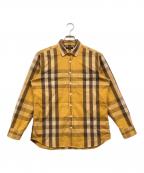BURBERRY LONDONバーバリーロンドン）の古着「コットンノヴァチェックシャツ」｜イエロー