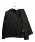中古・古着 PRADA (プラダ) ロゴプレートフーテッドナイロンジャケット ブラック サイズ:56：65000円