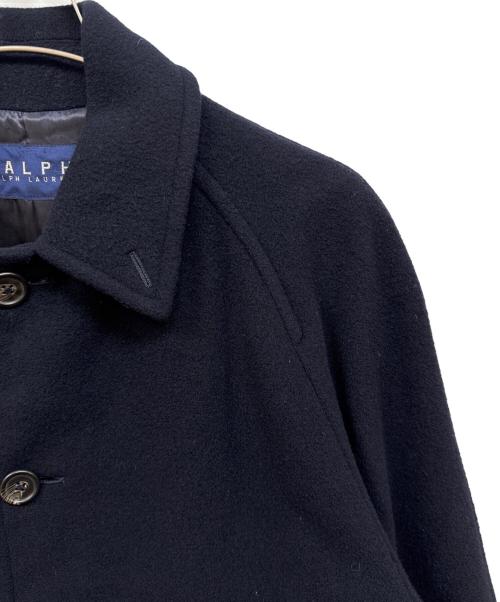 RALPH LAUREN（ラルフローレン）RALPH LAUREN (ラルフローレン) ウールステンカラーコート ネイビー サイズ:9の古着・服飾アイテム
