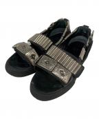 TOGA PULLAトーガ プルラ）の古着「METAL SNEAKER SANDALS」｜ブラック