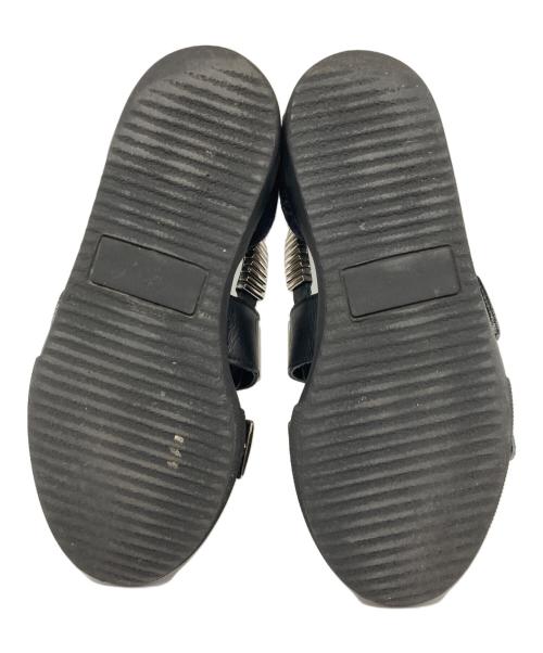 TOGA PULLA（トーガ プルラ）TOGA PULLA (トーガ プルラ) METAL SNEAKER SANDALS ブラック サイズ:36の古着・服飾アイテム