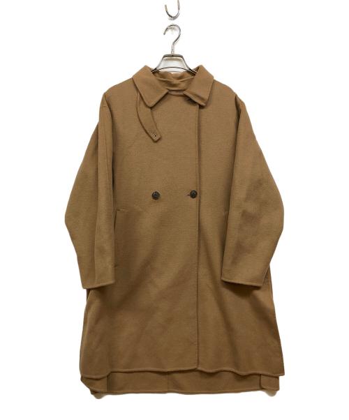 23区（ニジュウサンク）23区 (ニジュウサンク) MANTECOPure リバー ロングコート ブラウン サイズ:38の古着・服飾アイテム