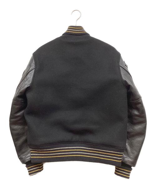 whitesville（ホワイツビル）whitesville (ホワイツビル) 30oz. WOOL SET-IN MELTON AWARD JACKET Indians ブラック サイズ:38の古着・服飾アイテム