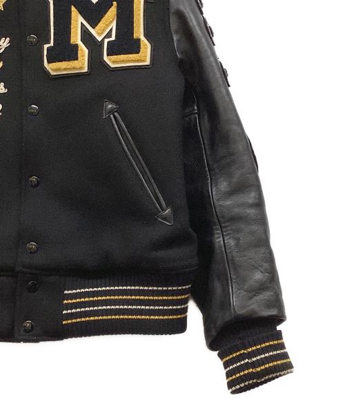 whitesville（ホワイツビル）whitesville (ホワイツビル) 30oz. WOOL SET-IN MELTON AWARD JACKET Indians ブラック サイズ:38の古着・服飾アイテム