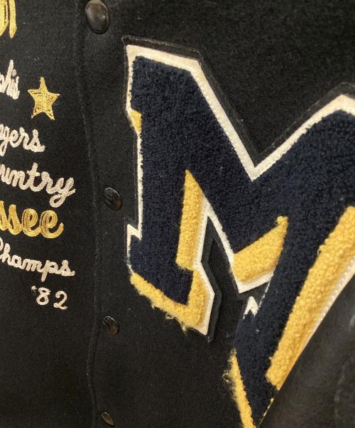 whitesville（ホワイツビル）whitesville (ホワイツビル) 30oz. WOOL SET-IN MELTON AWARD JACKET Indians ブラック サイズ:38の古着・服飾アイテム