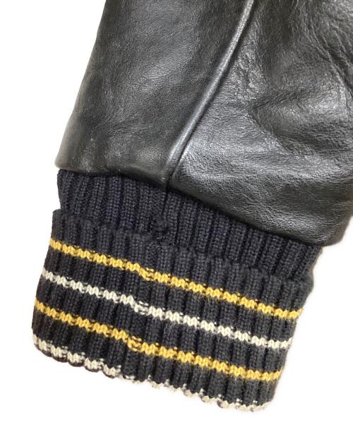 whitesville（ホワイツビル）whitesville (ホワイツビル) 30oz. WOOL SET-IN MELTON AWARD JACKET Indians ブラック サイズ:38の古着・服飾アイテム