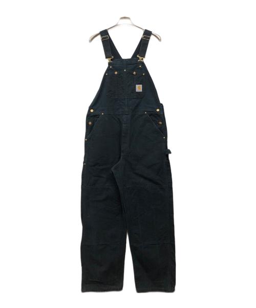 CarHartt（カーハート）CarHartt (カーハート) DOUBLE KNEE DUCK OVERALLS ブラック サイズ:38×32の古着・服飾アイテム