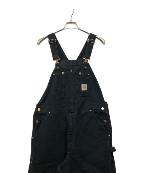 CarHartt（カーハート）CarHartt (カーハート) DOUBLE KNEE DUCK OVERALLS ブラック サイズ:38×32の古着・服飾アイテム