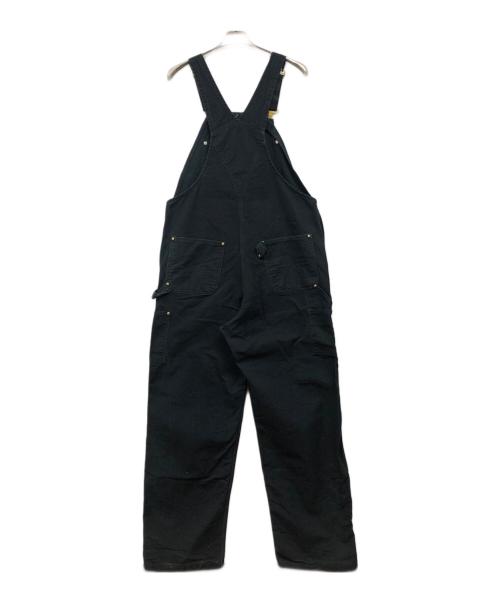CarHartt（カーハート）CarHartt (カーハート) DOUBLE KNEE DUCK OVERALLS ブラック サイズ:38×32の古着・服飾アイテム