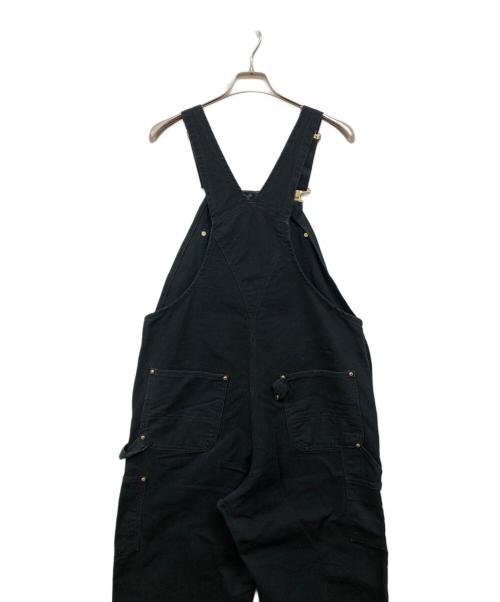 CarHartt（カーハート）CarHartt (カーハート) DOUBLE KNEE DUCK OVERALLS ブラック サイズ:38×32の古着・服飾アイテム